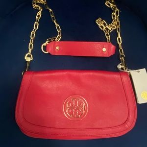 Tory Burch Amanda Logo Clutch/Crossbody